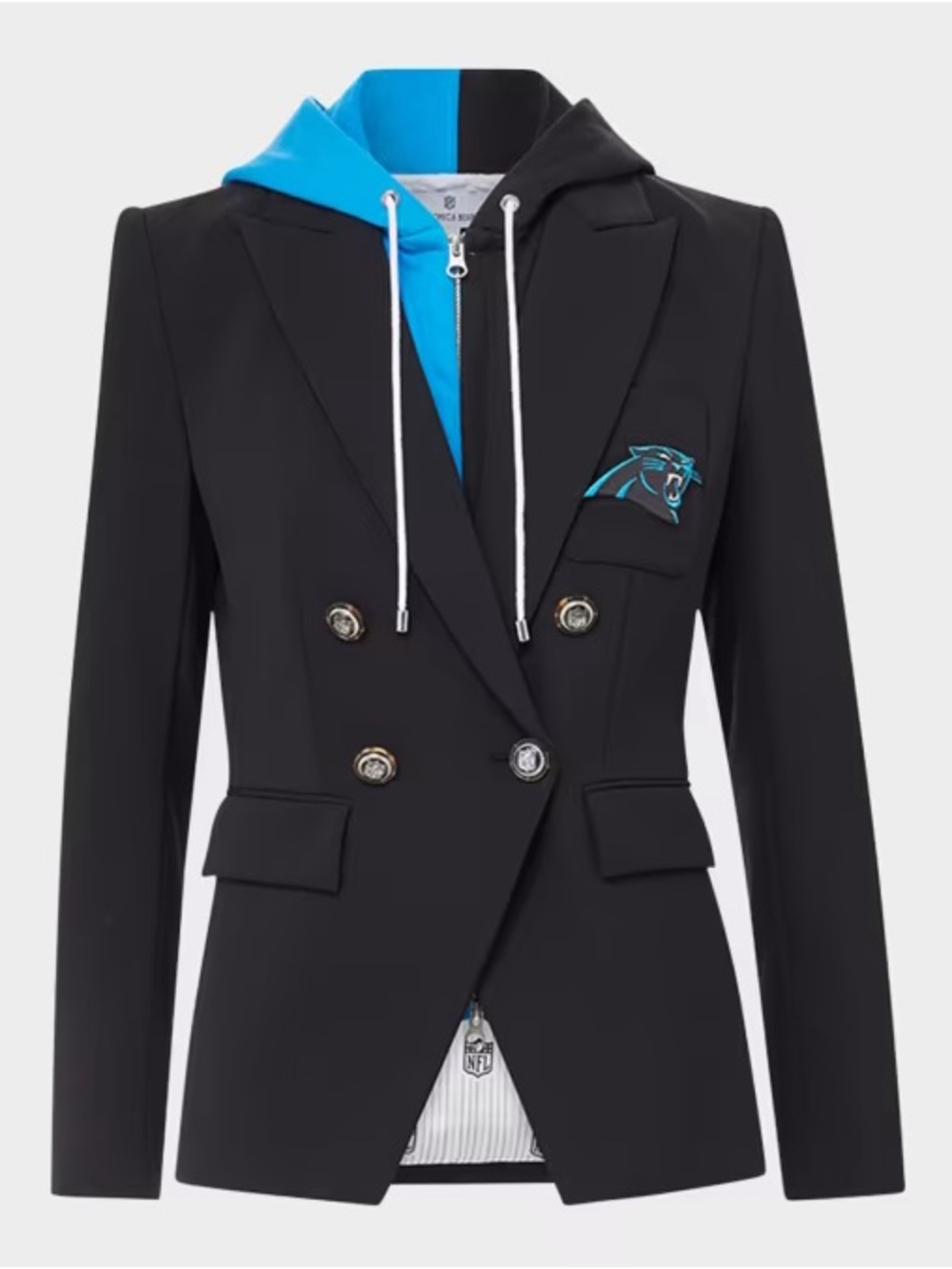 NFL x Veronica Beard Carolina Panthers Dickey Jacket size 8